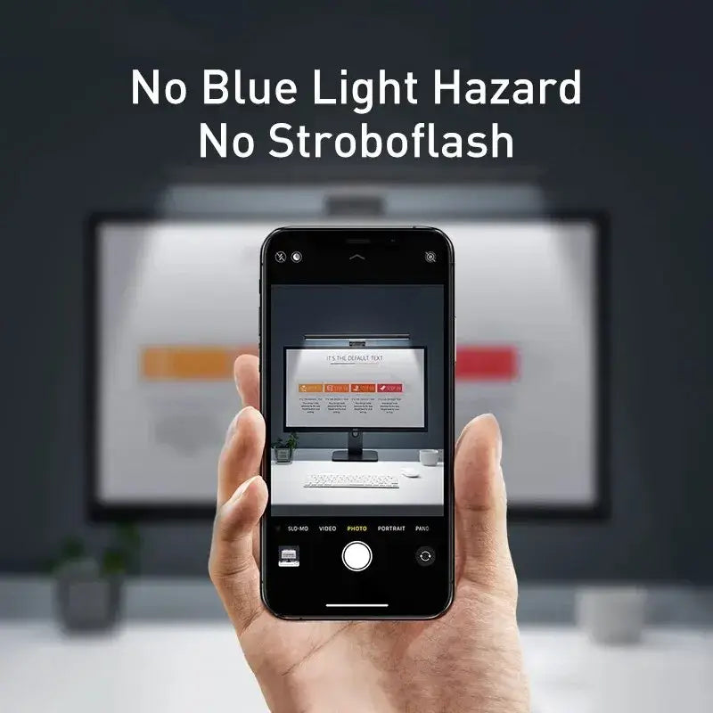 Baseus LED Screenbar i-work Pro - Entdecken Sie die Baseus LED Schreibtischlampe – ideal zum Studieren, Lesen oder für nächtliche Arbeitssitzungen. Robuster Edelstahl für Langlebigkeit. - 1005006167837410-Black-0-5W