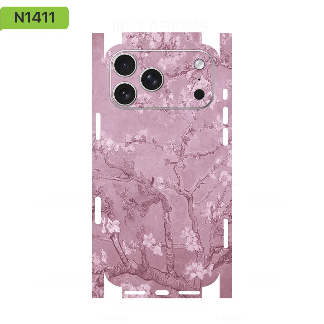 CELINE-SKIN – matte Vinylfolie Skin Wrap für iPhone 13-17 Pro und Pro Max