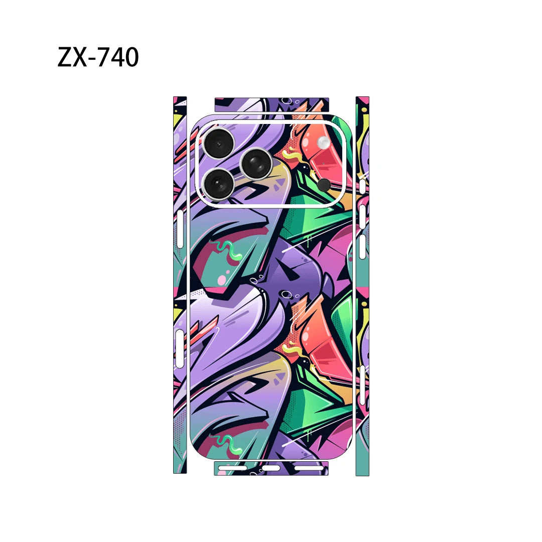 DARIA-SKIN – matte Hydrogel Skin Wrap Folie für iPhone 13-17 Pro und Pro Max
