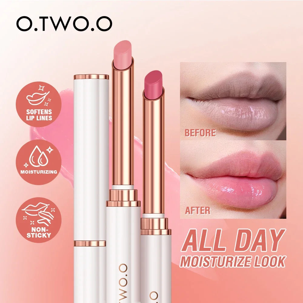 O.Two.O Baume à lèvres hydratant et nourrissant – reste stable même en cas de variations de température