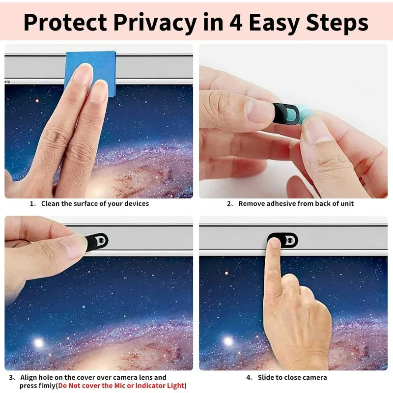 Webcam Cover für den Schutz der Privatsphäre – keine Sorge mehr wegen unerwünschtem Kamera-Zugriff