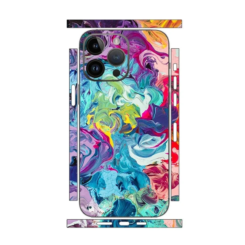 TAMARA-SKIN – Skin Wrap matte Hydrogel Rückseitenfolie für iPhone 12-17 Pro Max