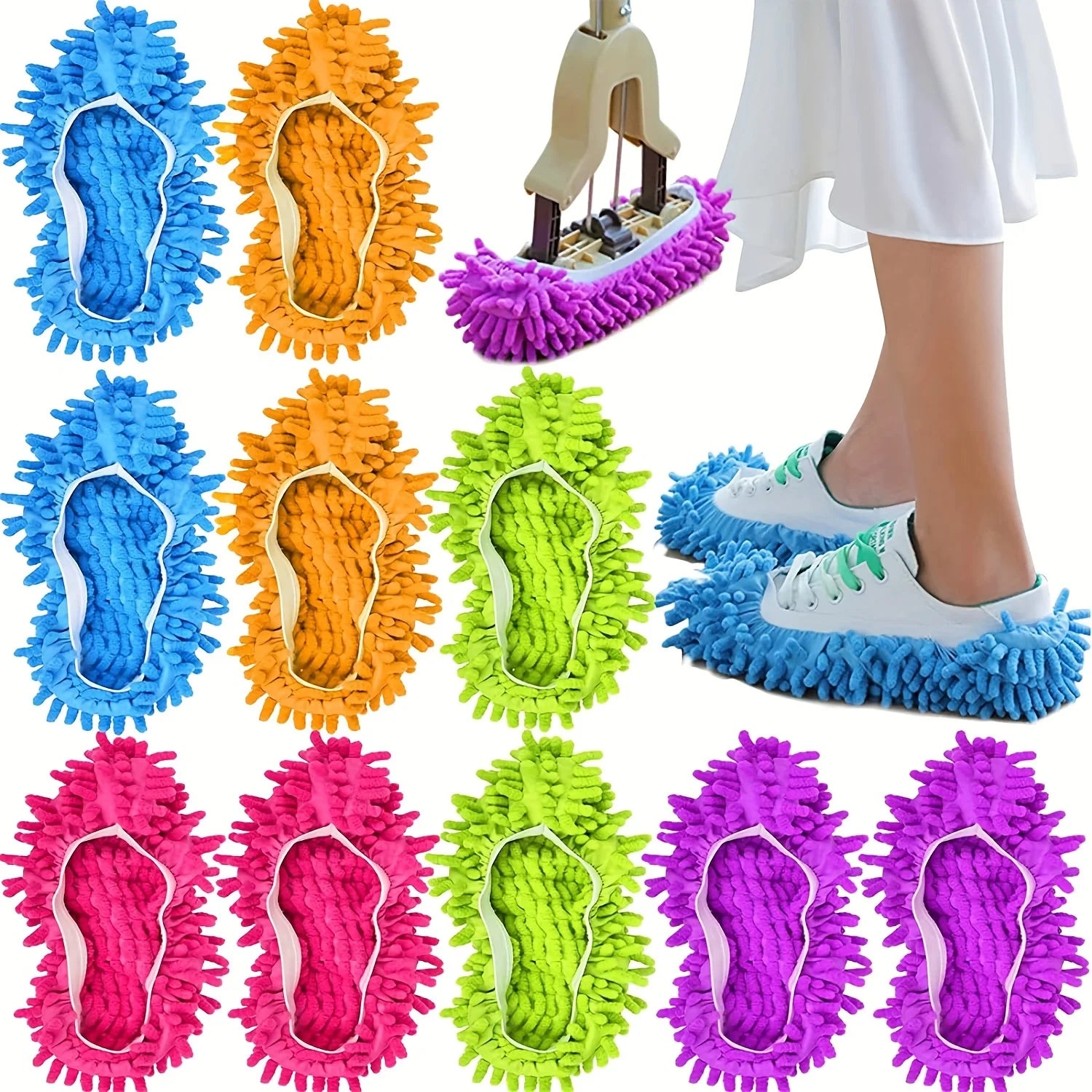 Mop Slippers – Putzspass für faule Füsse.