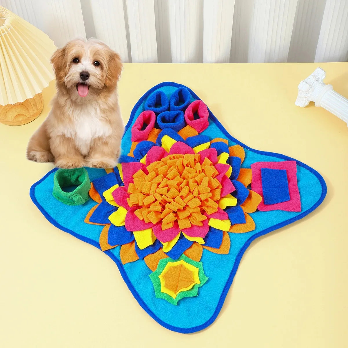 Tapis de jeu pour chien pour l'enrichissement alimentaire - base antidérapante