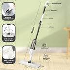 Spray-Mopp für effiziente Bodenreinigung – einfache Handhabung ohne Wringfunktion