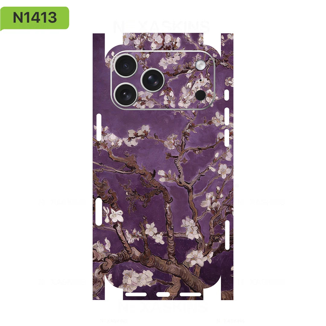 ARMIN-SKIN – Skin Wrap Vinyl Aufkleber für iPhone 13-17 Pro Pro Max Rückseite