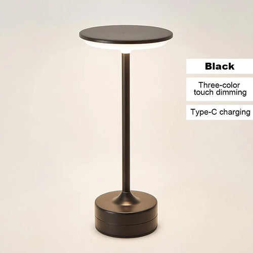 Usb rechargeable LED touch sensor table lamp