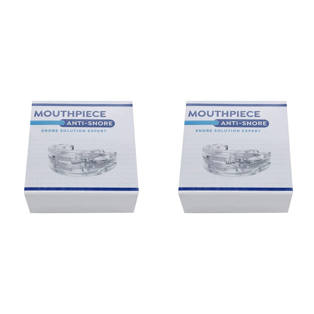 Anti-Schnarch-Mundstück mit Box – Gegen Schnarchen & Zähneknirschen – Schlafhilfe wiederverwendbar, reisefreundlich