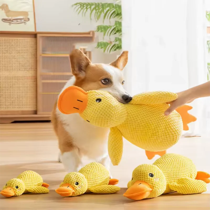 Quietschspielzeug für Hunde – weiches Fleece-Material