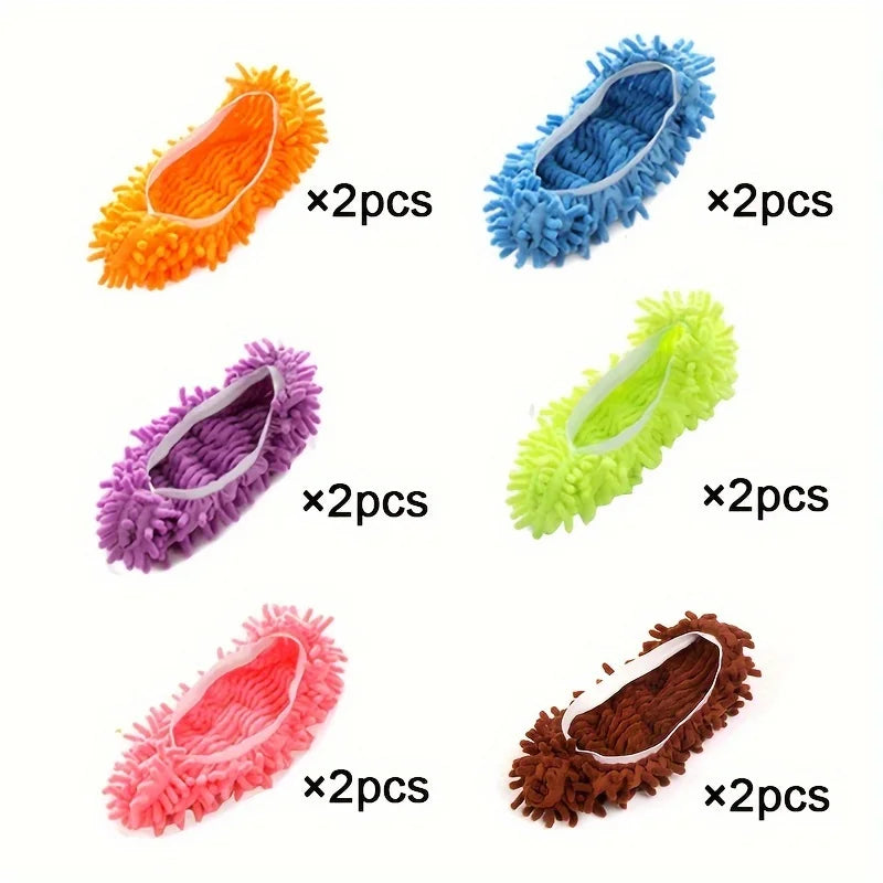 Mop Slippers – Putzspass für faule Füsse.