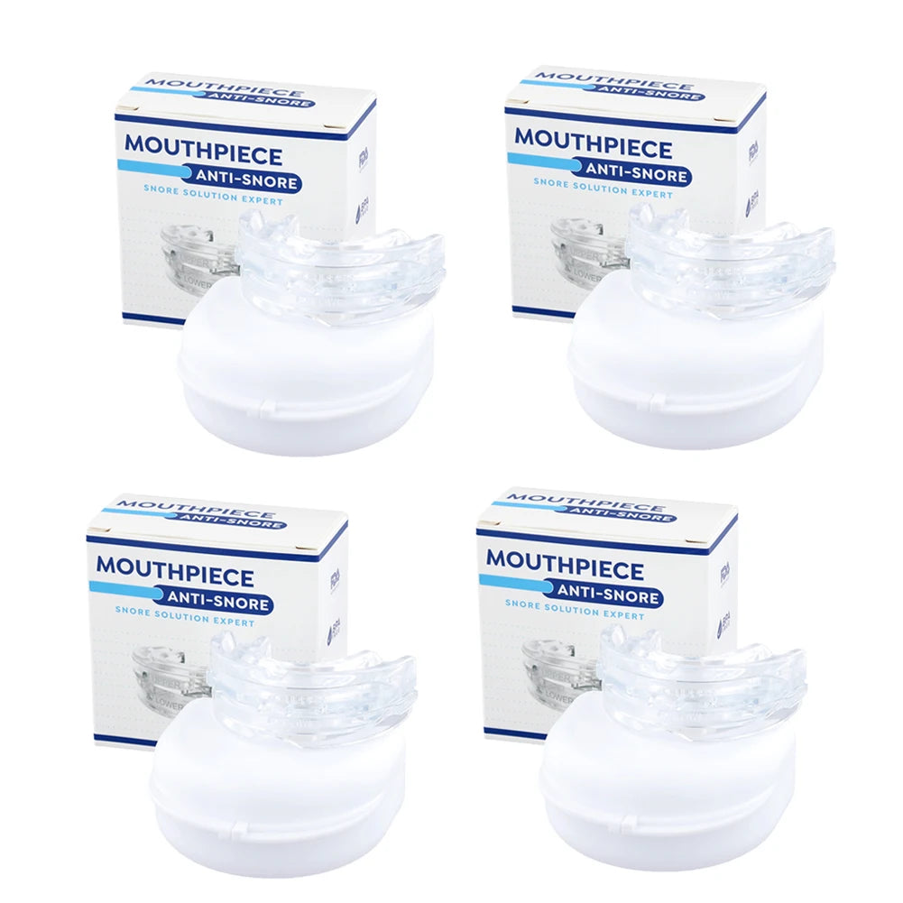 Anti-Schnarch-Mundstück mit Box – Gegen Schnarchen & Zähneknirschen – Schlafhilfe wiederverwendbar, reisefreundlich