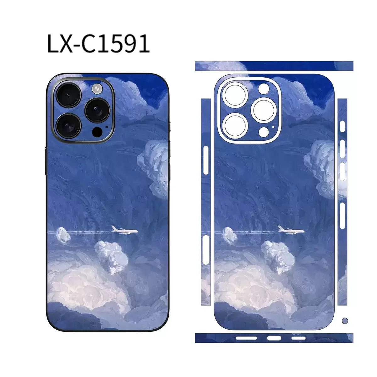 LINA-SKIN – Colorful hydrogel skin sticker for iphone 15 pro max back and side protection