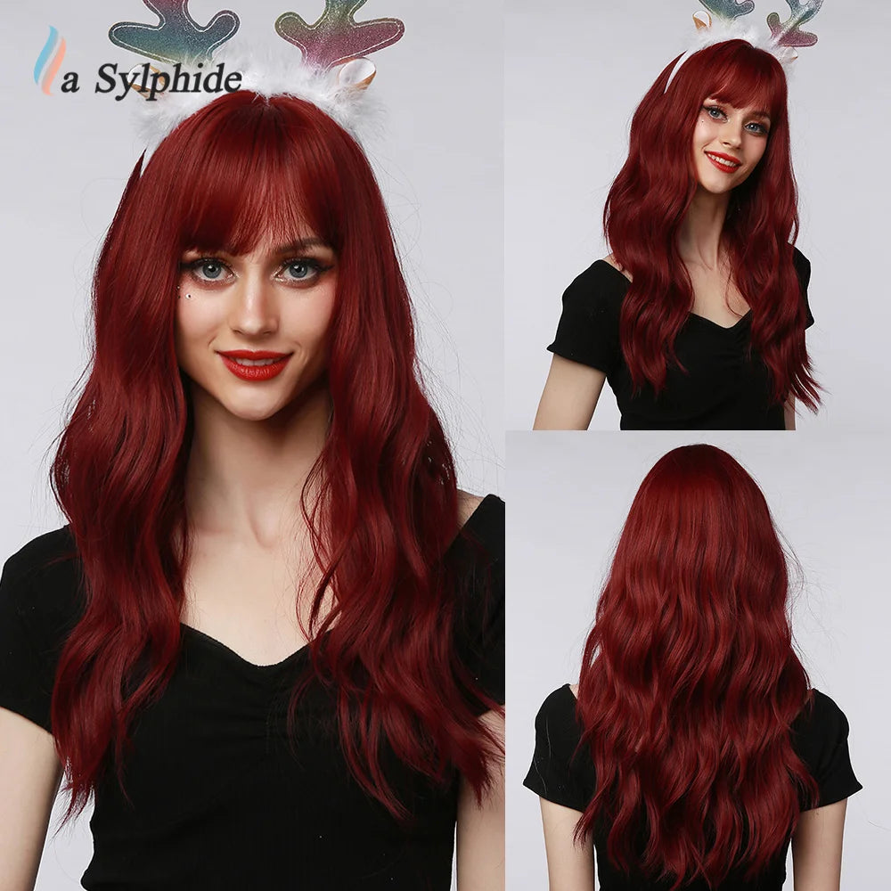 Parrucca lunga La Sylphide – Resistente al calore – per cosplay, Halloween, Natale 