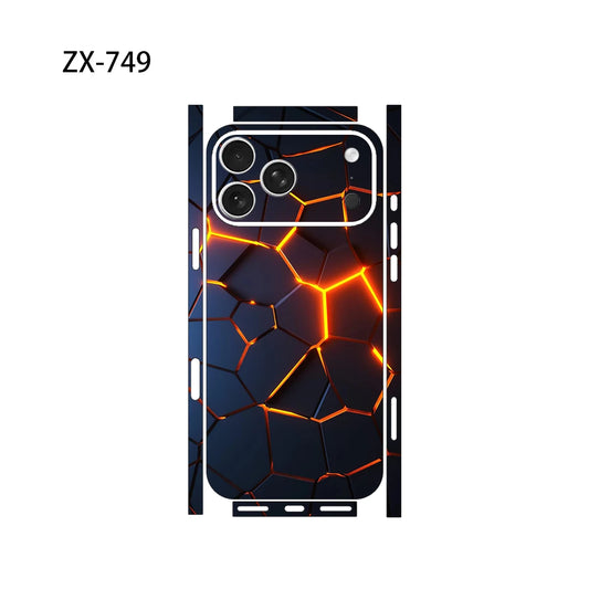 Oscar Skin Wrap Decal Vinyl Sticker for iPhone 17/16/15/14/13 Pro, Pro Max Full Cover Back Film