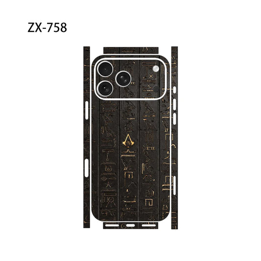 Oscar Skin Wrap Decal Vinyl Sticker for iPhone 17/16/15/14/13 Pro, Pro Max Full Cover Back Film