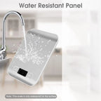 Küchenwaage für präzises Wiegen – einfache Einheitenumschaltung per Knopfdruck