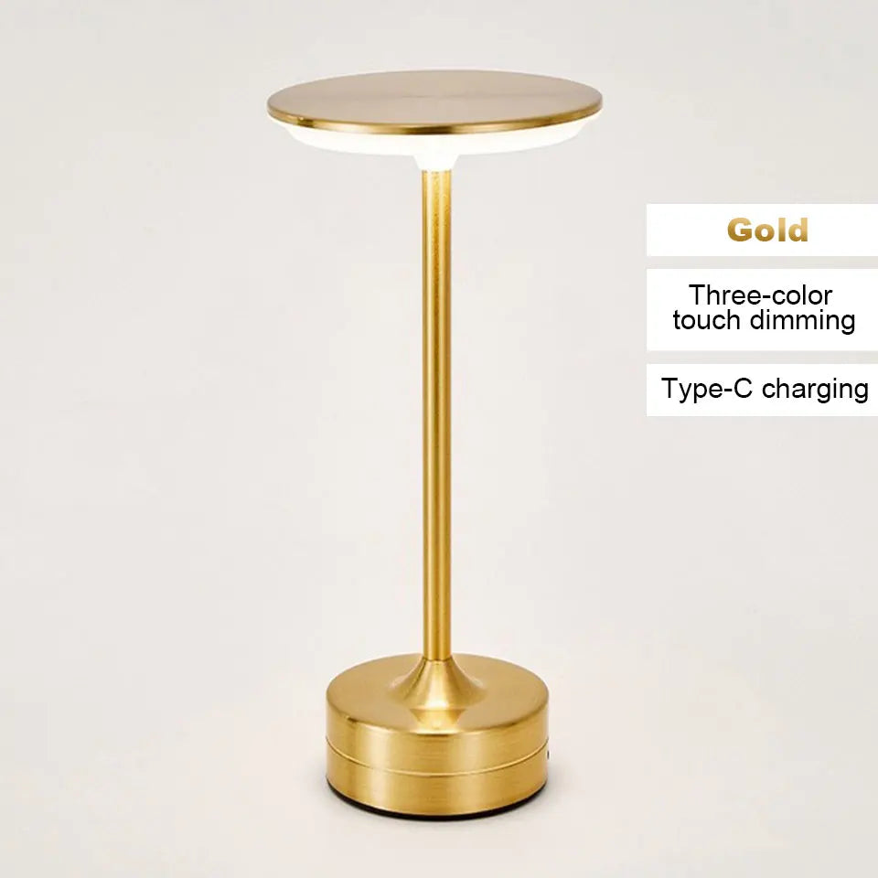 Lampada da tavolo LED ricaricabile USB con sensore touch