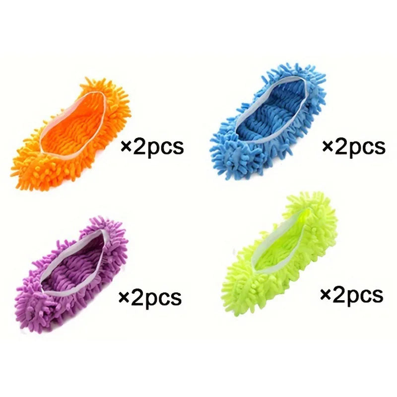 Mop Slippers – Putzspass für faule Füsse.