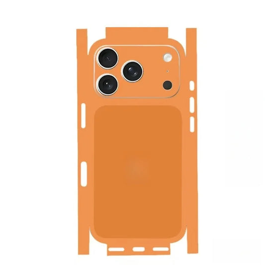 For Apple iPhone 17 16 15 14 iPhone13 Pro Max Full body Wrap Decal Skin 3D Plain color Rear Protective Sticker Film