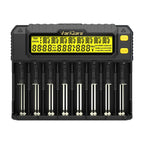 Li-Ion 18650 / 21700 – Ladegerät mit automatischer Batterietyp-Erkennung und LCD-Display