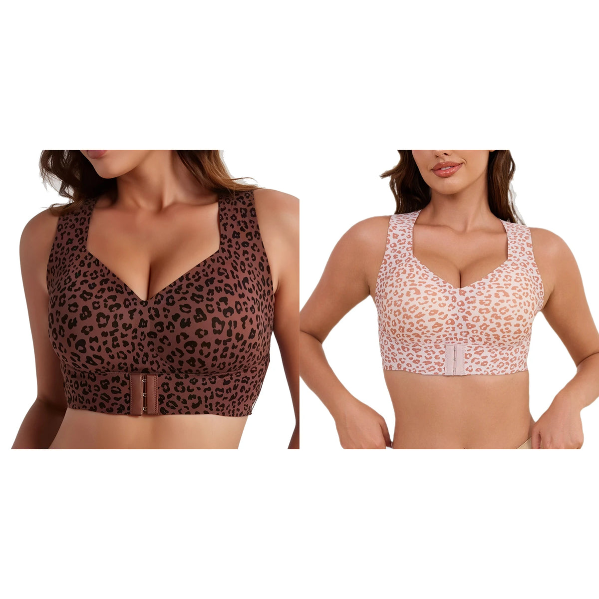 Nahtloser Damen-Sport-BH mit Jelly-Streifen und Haltungskorrektur