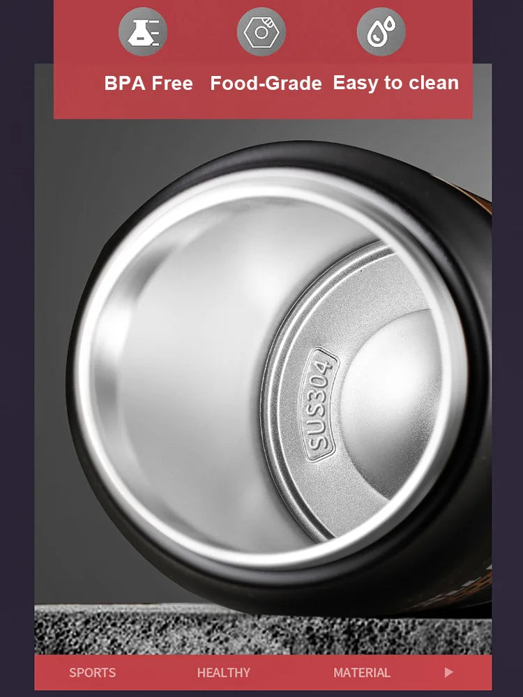 Thermosflasche für unterwegs – lange Wärme- und Kältehaltung