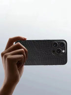 Luxury Leather Grain Wrap Phone Back Sticker skin For iPhone17 16  15 14 13 promax 13mini 12promax Film Skin
