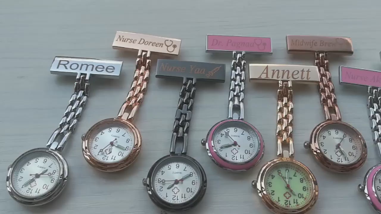 Krankenschwesteruhr - elegant und parktisch