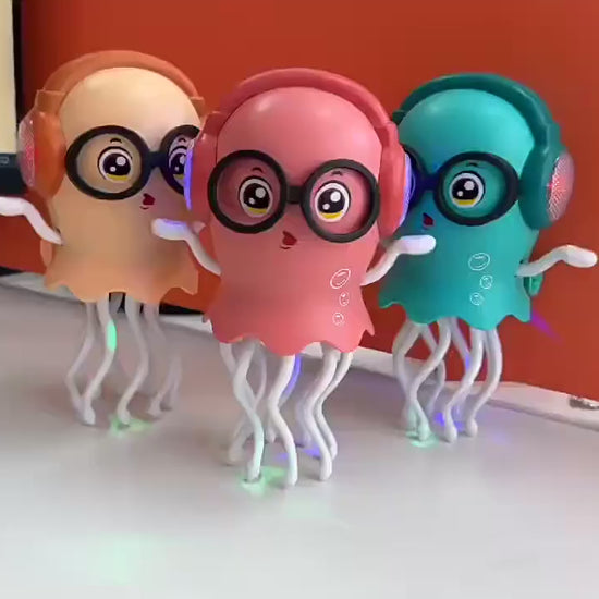 Interactive electric dancing octopus toy with music and LED lights for kids – Produktvideo