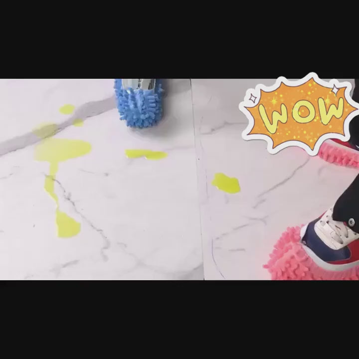 Mop Slippers – Putzspass für faule Füsse.