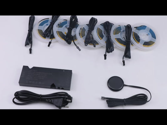 Touch dimmbare LED Lichtleiste mit schwarzem PCB für Holzpaneele