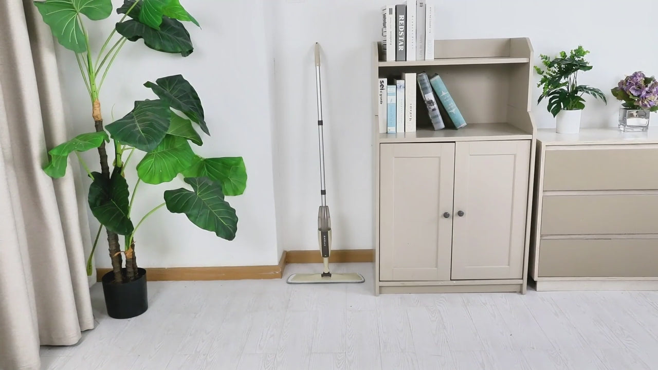 Spray-Mopp für effiziente Bodenreinigung – einfache Handhabung ohne Wringfunktion
