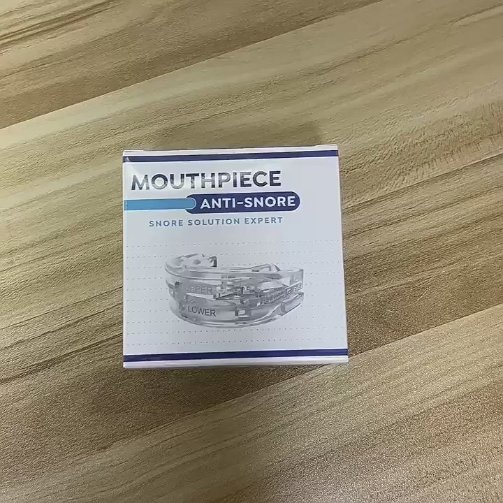 Anti-Schnarch-Mundstück mit Box – Gegen Schnarchen & Zähneknirschen – Schlafhilfe wiederverwendbar, reisefreundlich