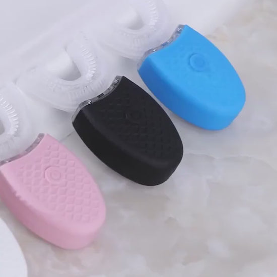 Electric u-shaped silicone toothbrush for adults with 360 automatic cleaning – Produktvideo
