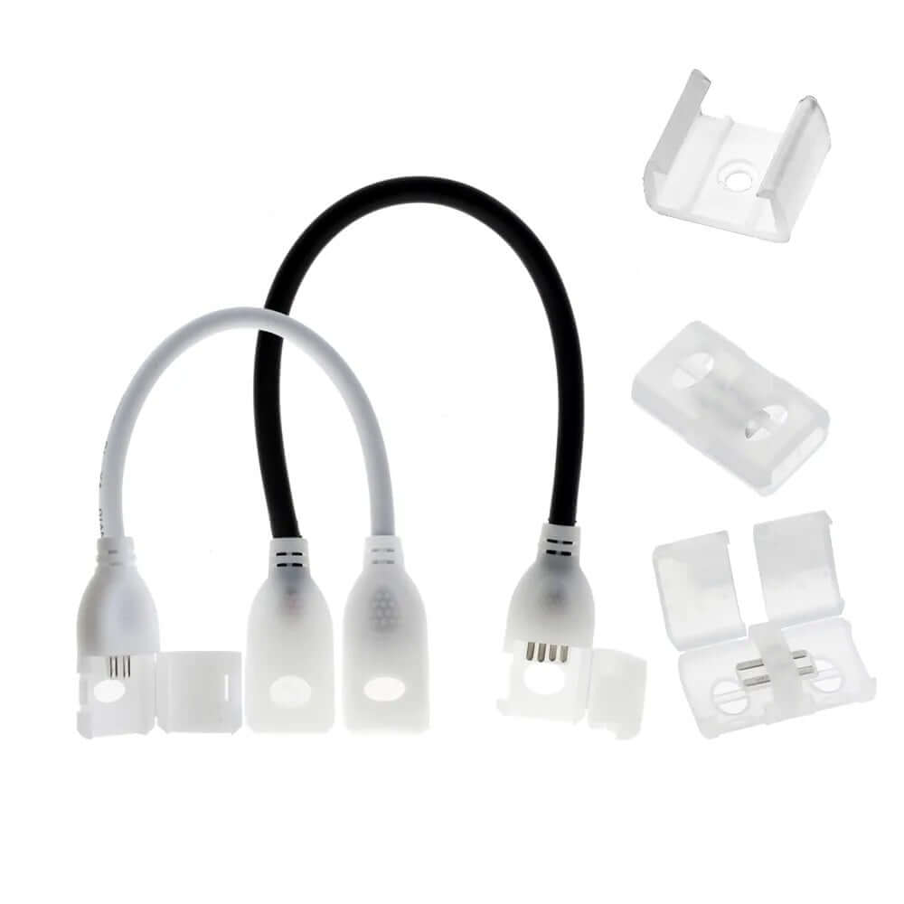 220V LED-Streifen 2835 -Zubehör: 2pin Connector - Tauchen Sie ein in die Welt der beeindruckenden LED-Lichteffekte mit unserem High Voltage 220V LED Strip Connector! Sicher und einfach LED-Streifen (2835, 5630) verbinden. Beeindruckende Lichteffekte und h