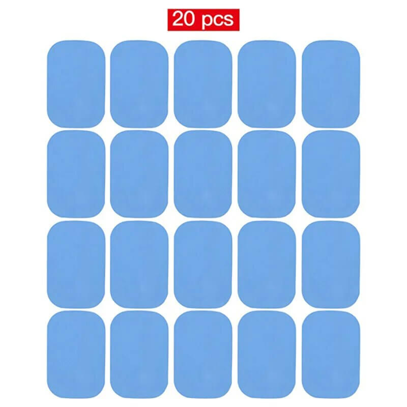 Gel Pads für EMS Muskelstimulator: Perfekter Ersatz für Ihr Training! - Hochwertige Gel-Pads für EMS Abdominal ABS Trainer – das perfekte Zubehör für effizientes Training. Erhältlich in Sets von 10 oder 20 Pads für EMS-Geräte, Taillen-Trimmer-Gürtel, ABS-
